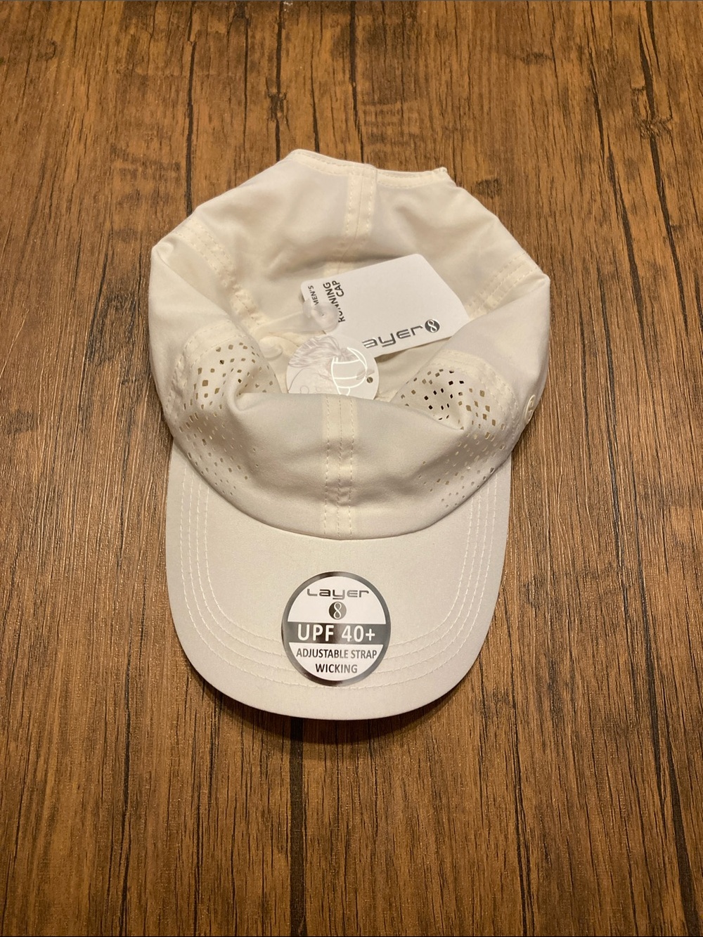 Layer 8 White Performance Sun Hat